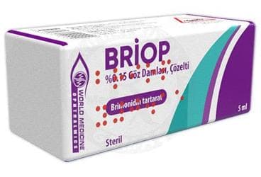 BRIOP %0,15 GOZ DAMLASI, COZELTI (5 ML) İlaç Görseli