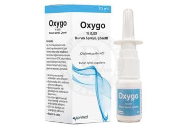 OXYGO %0,05 BURUN SPREYI, COZELTI İlaç Görseli