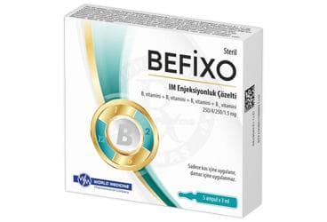 BEFIXO IM ENJEKSIYONLUK COZELTI (5 AMPUL) İlaç Görseli
