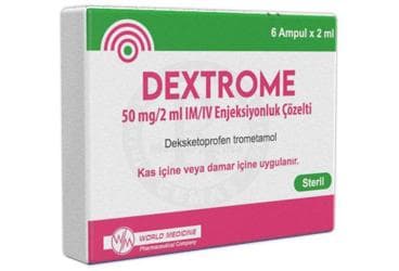 DEXTROME 50 MG/2 ML IM/IVENJEKSIYONLUK COZELTI (6 AMPUL) İlaç Görseli