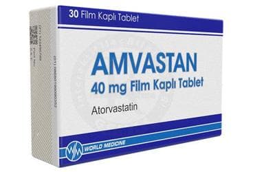 AMVASTAN 40 MG FILM KAPLI TABLET (30 TABLET) İlaç Görseli