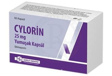CYLORIN 25 MG YUMUSAK KAPSUL (50 KAPSUL) İlaç Görseli