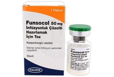 FUNSOCOL 50 MG INFUZYONLUK COZELTI HAZIRLAMAK ICIN TOZ (1 FLAKON) İlaç Görseli