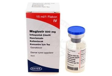 MSGLOVIR 500 MG INFUZYONLUK COZELTI HAZIRLAMADA KULLANILACAK KONSANTRE ICIN TOZ İlaç Görseli