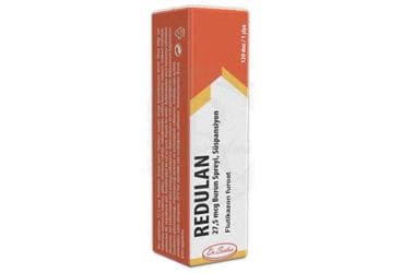 REDULAN 27,5 MCG BURUN SPREYI,
SUSPANSIYON İlaç Görseli