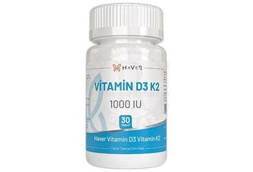 HAVER VITAMIN D3K2 TABLET 30 tablet İlaç Görseli