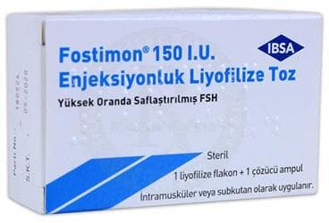 FOSTIMON 150 IU ENJEKSIYONLUK LIYOFILIZE TOZ (1 FLAKON) İlaç Görseli