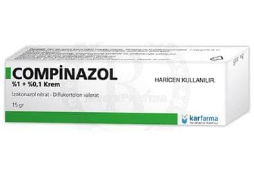 COMPINAZOL %1 + %0,1 KREM (15 GRAM) İlaç Görseli