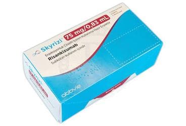 SKYRIZI 75 MG/0.83 ML ENJEKSIYONLUK COZELTI ICEREN KULLANIMA HAZIR ENJEKTOR (2 ADET) İlaç Görseli