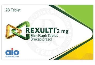 REXULTI 2 MG FILM KAPLI TABLET (28 ADET) İlaç Görseli