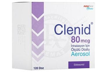 CLENID 80 MCG INHALASYON ICIN OLCULU DOZLU AEROSOL 120 DOZ İlaç Görseli