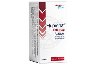 FLUPRONAT 250 MCG AEROSOL INHALASYONU, SUSPANSİYON 120 DOZ İlaç Görseli