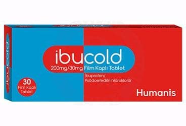 ENDOFEN 200 MG/30 MG FILM KAPLI TABLET (30 FILM KAPLI TABLET) İlaç Görseli