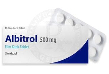 ALBITROL 500 MG FILM KAPLI TABLET (10 FILM KAPLI TABLET) İlaç Görseli