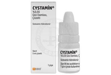 CYSTAMIN %0,55 GÖZ DAMLASI, COZELTI İlaç Görseli