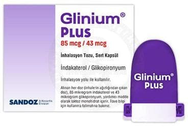 GLINIUM PLUS 85 MCG7 43 MCG INHALASYON TOZU SERT KAPSUL İlaç Görseli