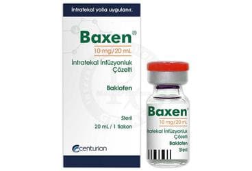 BAXEN 10 MG/20 ML INTRATEKAL INFUZYONLUK COZELTI İlaç Görseli