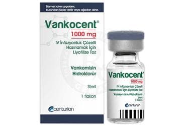 VANKOCENT 1000 MG IV INFUZYONLUK COZELTI HAZIRLAMAK ICIN LIYOFILIZE TOZ İlaç Görseli