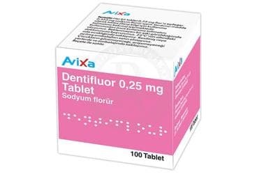 DENTIFLOUR 0,25 MG 100 TABLET İlaç Görseli