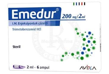 EMEDUR 200 MG / 2 ML IM ENJEKSIYONLUK COZELTI (6 ADET) İlaç Görseli