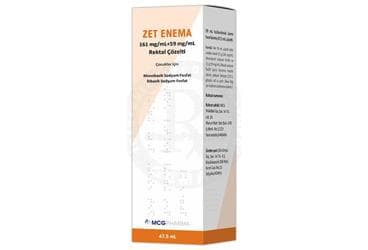 ZET ENEMA 161 MG/ML + 59 MG/ML REKTAL COZELTI (67,5 ML) İlaç Görseli