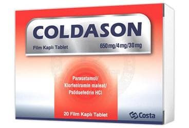 COLDASON 650 MG/4 MG/30 MG FİLM KAPLI TABLET İlaç Görseli