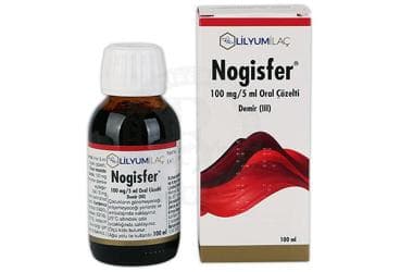 NOGISFER 100 MG/5 ML ORAL COZELTI, 100 ML (1 SISE) İlaç Görseli