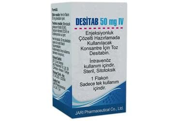 DESITAB 50 MG IV ENJEKSIYONLUK COZELTI HAZIRLAMADA KULLANILACAK KONSANTRE ICIN TOZ İlaç Görseli