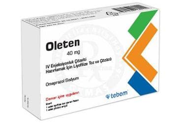 OLETEN 40 MG IV ENJEKSIYONLUK COZELTI HAZIRLAMAK ICIN LIYOFILIZE TOZ VE COZUCU (1 FLAKON) İlaç Görseli