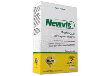 NEWVIT PROBIYOTIK KAPSUL 30 kapsül İlaç Görseli