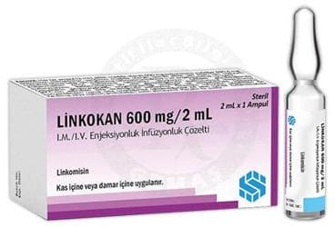 LINKOKAN 600 MG/2 ML I.M./I.V. ENJEKSIYONLUK/INFUZYONLUK COZELTI İlaç Görseli