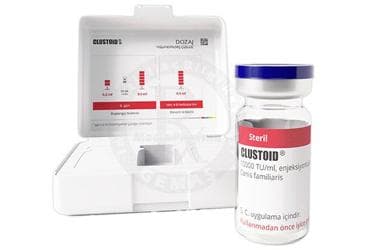 CLUSTOID 10000 TU/ML ENJEKSIYONLUK SUSPANSIYON (CANIS) (1 FLAKON) İlaç Görseli