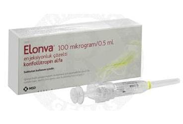 ELONVA 100 MCG/0,5 ML 1 ENJEKSIYONLUK COZELTI İlaç Görseli
