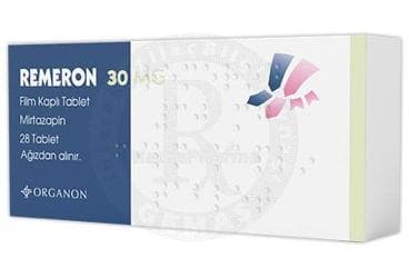 REMERON 30 MG 28 TABLET İlaç Görseli