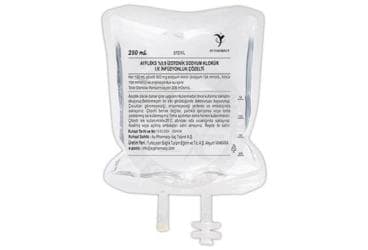 AYFLEKS %0,9 IZOTONIK SODYUM KLORUR I.V. INFUZYONLUK COZELTI 250 ML,SETSIZ İlaç Görseli