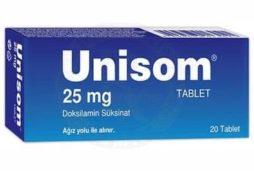 UNISOM 25 MG 20 TABLET İlaç Görseli