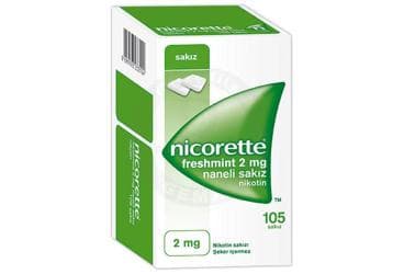 NICORETTE FRESHMINT 2 MG NANELI SAKIZ 105 TABLET İlaç Görseli