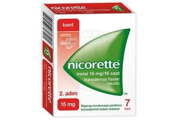 NICORETTE INVISI 15 MG/16 SAAT TRANSDERMAL FLASTER (7 FLASTER) İlaç Görseli
