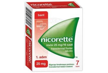 NICORETTE INVISI 25 MG/16 SAAT TRANSDERMAL FLASTER (7 FLASTER) İlaç Görseli
