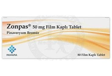 ZONPAS 50 MG FILM KAPLI TABLET (80 TABLET) İlaç Görseli