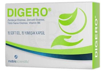 DIGERO TAKVIYE EDICI GIDA 30 kapsül İlaç Görseli