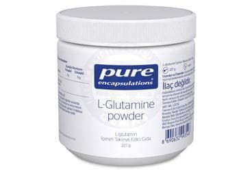 PURE ENCAPSULATIONS L-GLUTAMINE POWDER L-GLUTAMIN ICEREN TAKVIYE EDICI GIDA 227 g toz İlaç Görseli