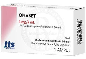 ONASET 4 MG/2 ML I.M./I.V.ENJEKSIYONLUK/INFUZYONLUK COZELTI (1 AMPUL) İlaç Görseli