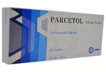 PARCETOL 500 MG TABLET (20 TABLET) İlaç Görseli