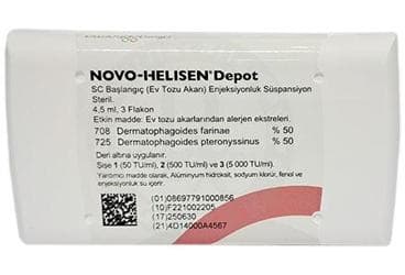 NOVO-HELISEN DEPOT SC BASLANGIC (EV TOZU AKARI)
ENJEKSIYONLUK SUSPANSIYON İlaç Görseli