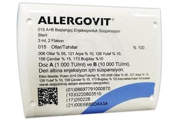 ALLERGOVIT 015 A+B BASLANGIC ENJEKSIYONLUK SUSPANSIYON İlaç Görseli
