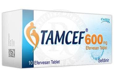 TAMCEF 600MG EFERVESAN TABLET İlaç Görseli