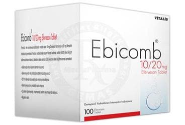 EBICOMB 10 MG / 20 MG 100 EFERVESAN TABLET İlaç Görseli