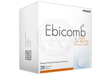 EBICOMB 5 MG / 20 MG 28 EFERVESAN TABLET İlaç Görseli