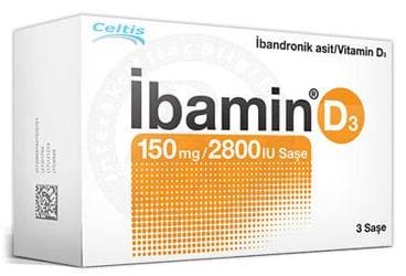 IBAMIN D3 150 MG/2800 IU 3 SASE İlaç Görseli